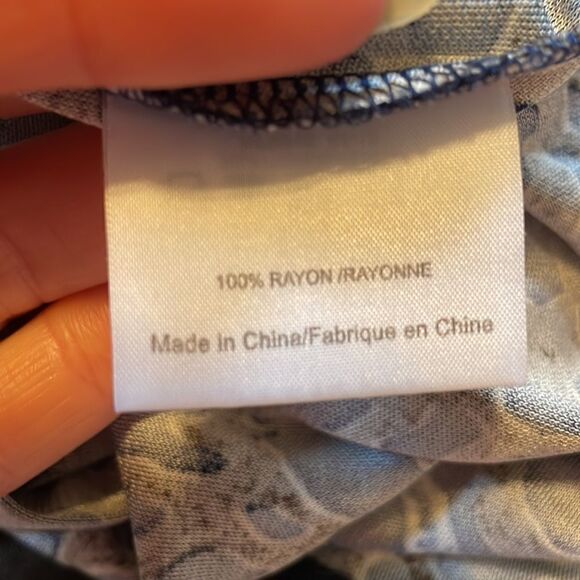 Tory Burch Denise Jersey Dress Animal Print M - Picture 6 of 7